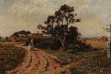 Famous Path Paintings - The Country Path